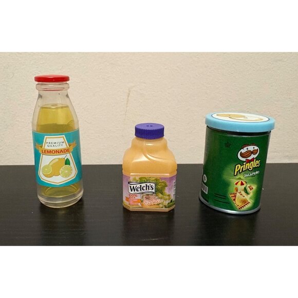 Miniature Shopkins Themed Food & Drink Toy Set Lot of 13 Brand Name Mini Items - Picture 5 of 9